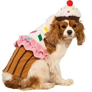 Cupcake Dog Costume - Brown and Pink